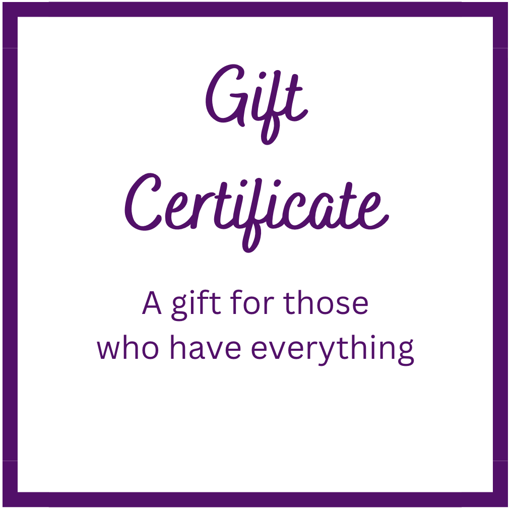 Just Breathe Home Organization Gift Certificate